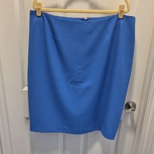 Kasper Vibrant Blue Pencil Skirt